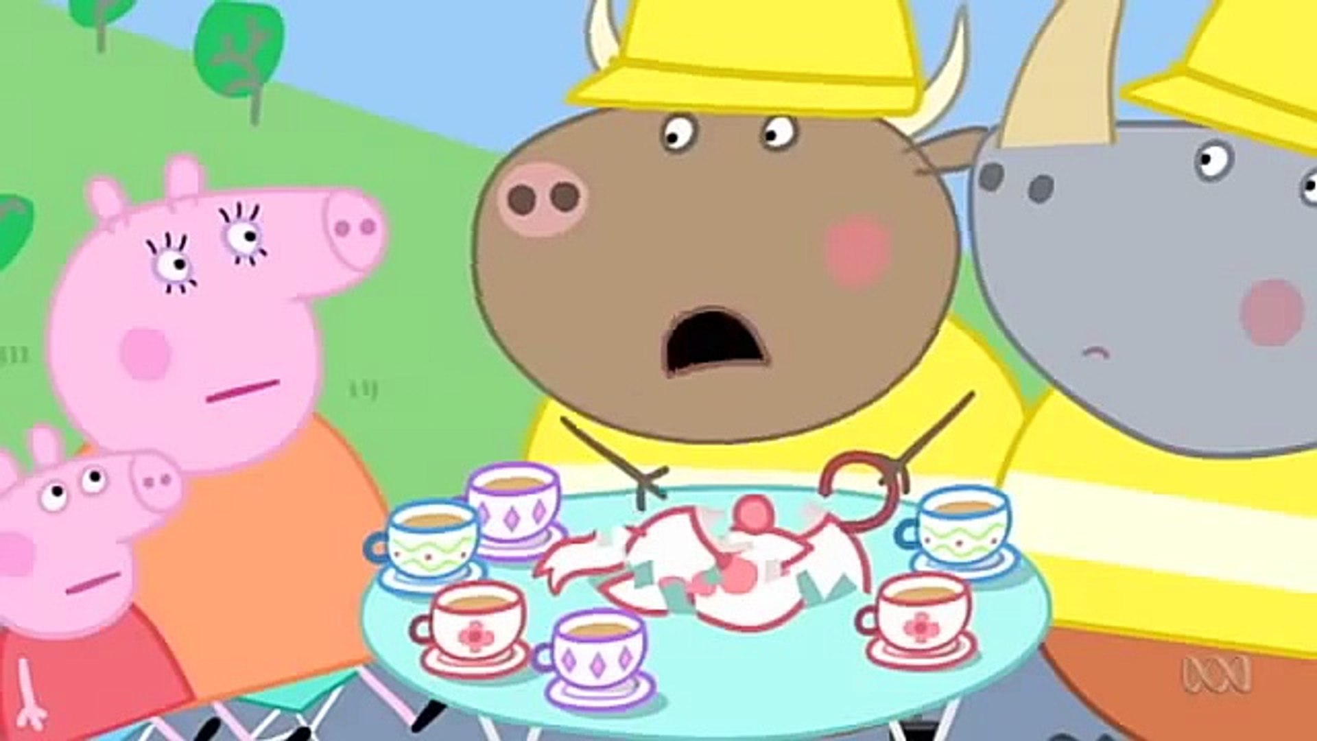 Peppa Pig Mr Bull in a China Shop Episode 44 (English) - video Dailymotion