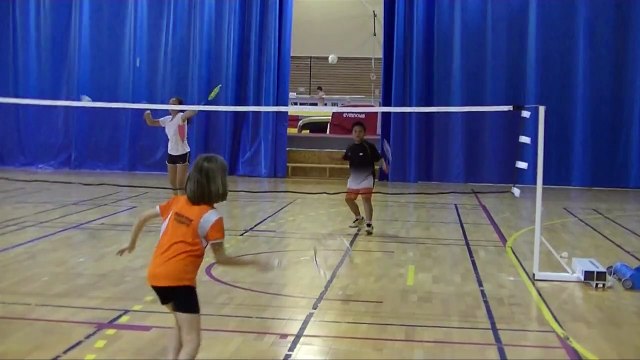 Exercice Bad pour jeunes ou débutants : Le carré.