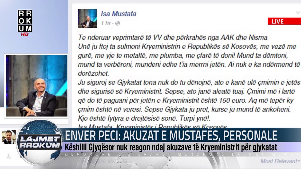 LAJMET QENDRORE (08. 10. 2015)