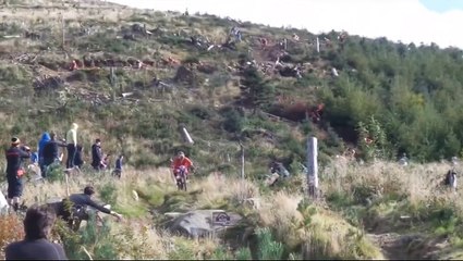 Insane crash during bike race