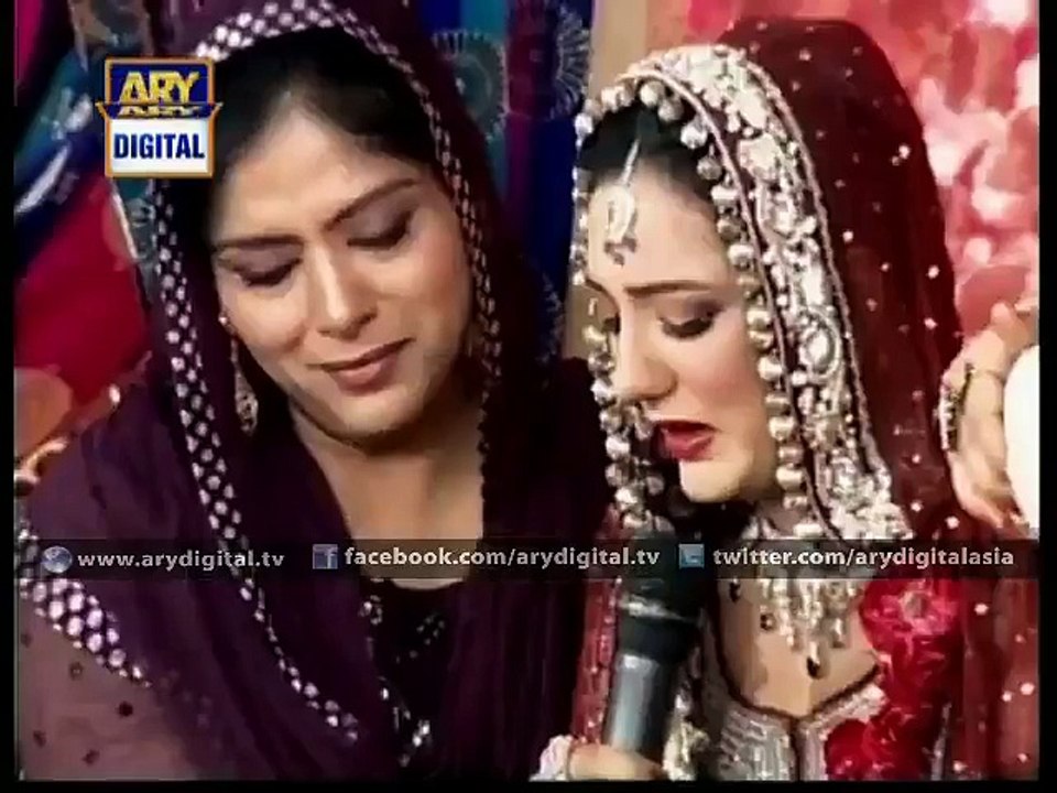 A beautiful bride expressing her love for her father in 'Good Morning Pakistan' - ARY DIgital