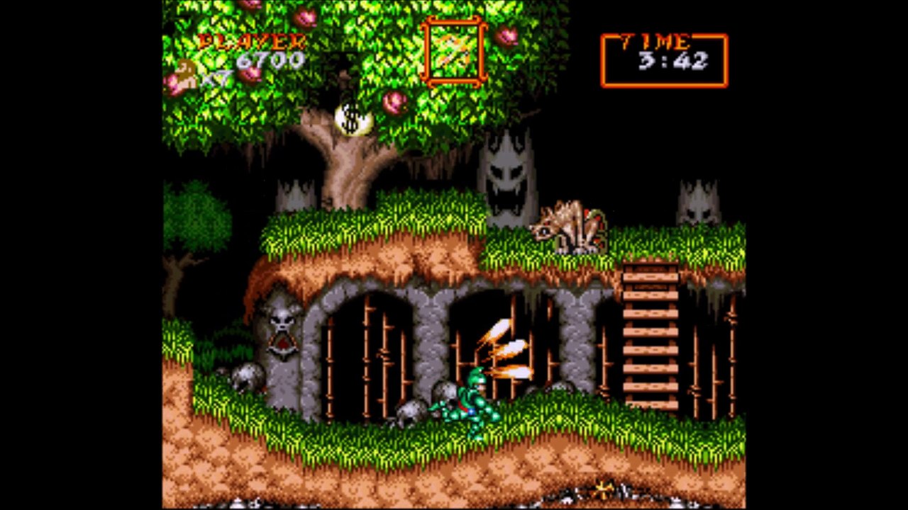 Super Ghouls'n Ghosts niveau 1