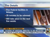 Dozens of Arizona inmates to be released