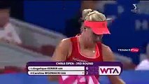 [HD] Caroline Wozniacki vs Angelique Kerber Highlights BEIJING 2015