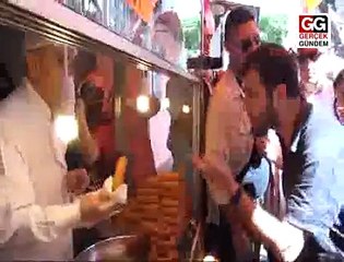 HALKEVLERİ ÜYELERİNDEN ESKİ BAKANI ELVAN'A PROTESTO