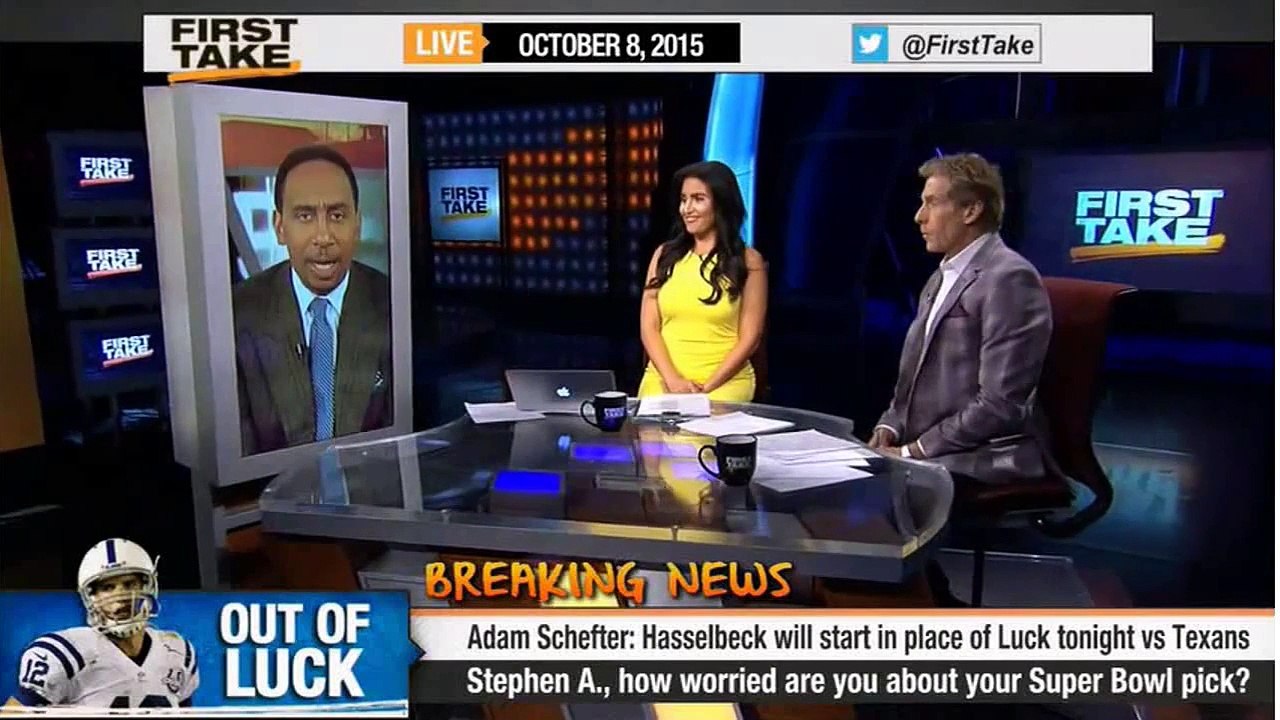 ESPN First Take - Matt Hasselbeck Will Start as Andrew Luck Against Texans