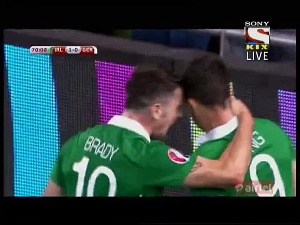 1-0 Shane Long AMAZING Goal HD- Republic of Ireland Vs. Germany - EC Qualification 08.10.2015