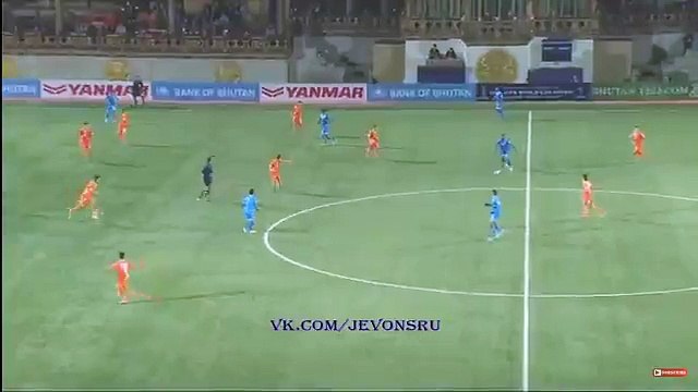 Ahmed Nasheed GOAL | Bhutan 0 - 1 Maldives