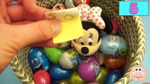 50 DISNEY Surprise Egg Opening! Pixar Cars Princess Mickey Minnie Mouse Monster University