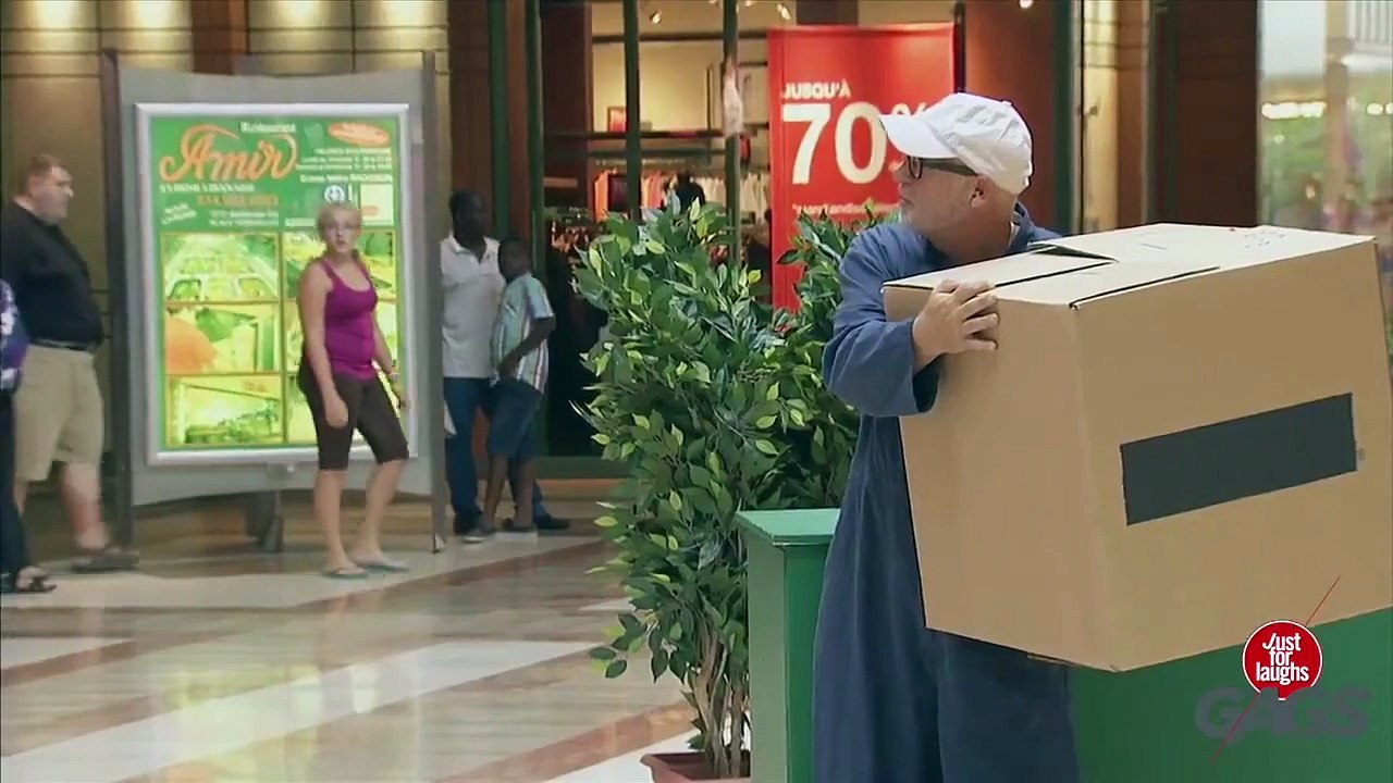 Creepy Hand Emerges from Pants Prank