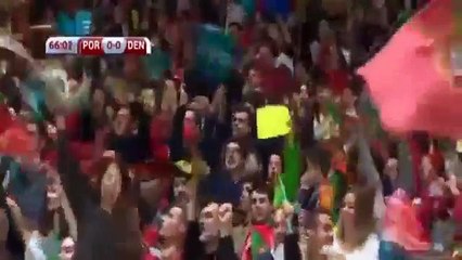 All Goals & Highlights ~ Portugal 1-0 Denmark ~ 8_10_2015 [2016 Qualification]