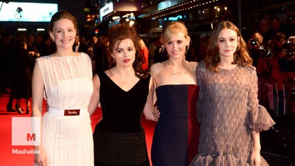 Stars of 'Suffragette' discuss women's rights on the red carpet