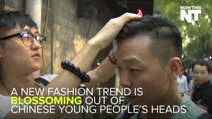 New Trend In China: Wearing Sprouts In Your Hair