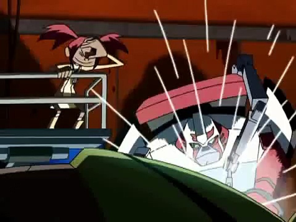 Transformers Animated - Bumblebee on Ratchet