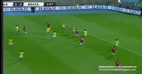 Alexis Sánchez Chance - Chile v. Brazil 08.10.2015 HD