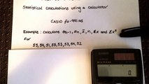How to Calculate Standard deviation & other statistical using a Scientific calculator
