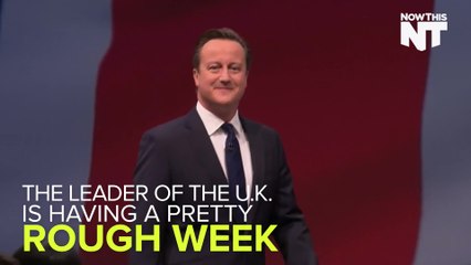 The U.K.'s Prime Minister Is Having The Worst Week Ever