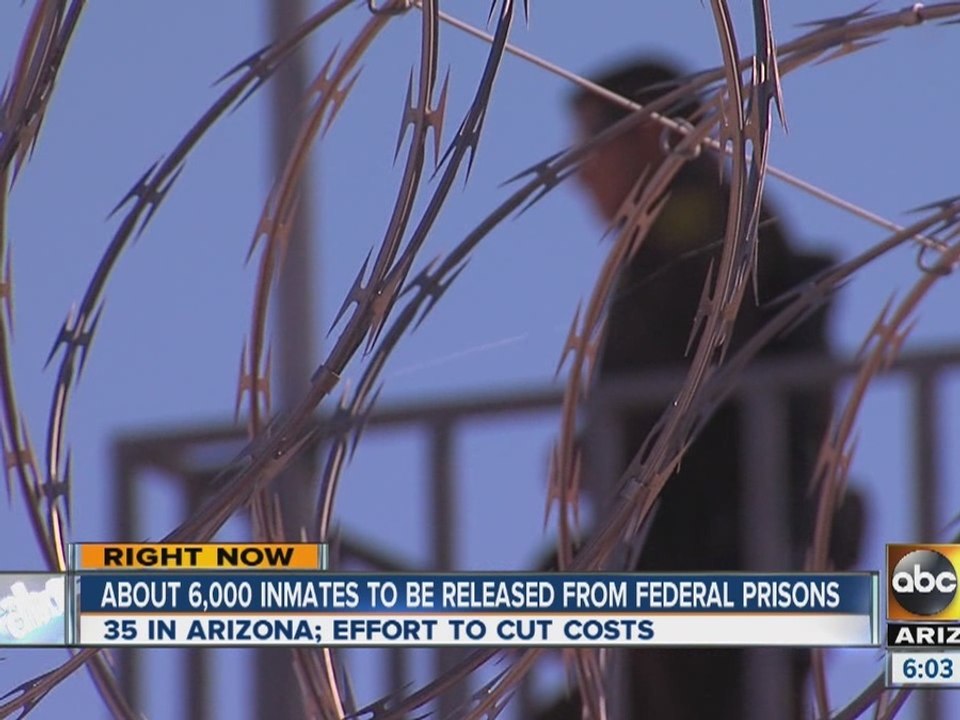 About 6,000 inmates to be released from Federal prison