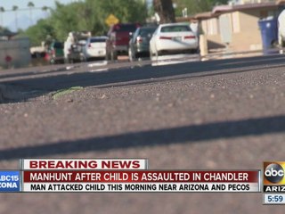 Manhunt on after child assaulted in Chandler