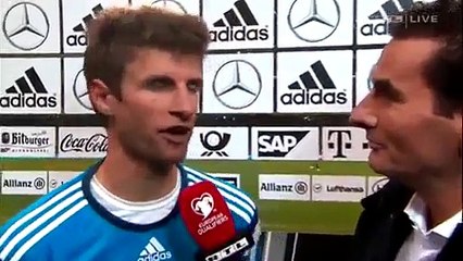 Thomas Müller – post-match interview – Irland v Deutschland