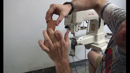Máquina de coser pesada brazo cilindrico y triple arrastre Adler 205 tipo