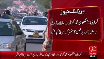 Breaking News- Karachi 23 Mushtaba Afrad Ko Harasat Main Ly Liya Gaya – 09 Oct 15 - 92 News HD