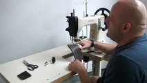 Máquina para coser cuero