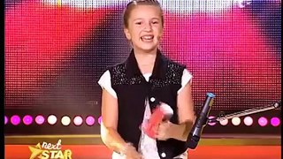 talented girl performing outstanding