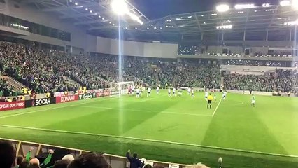 Northern Ireland 2 v Greece 0 euro 2016 qualifier Windsor France