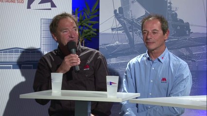 Le Café de la Marine du Télégramme et ses invités : Bertrand de Broc et Marc Guillemot