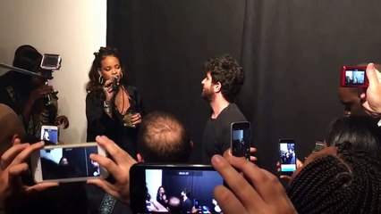 Rihanna inside the ANTI Album Cover Reveal #r8gallery