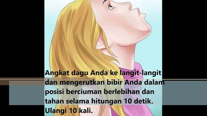 Cara menghilangkan Pipi dan Dagu tembem (Remove the fat cheeks and chin sag)