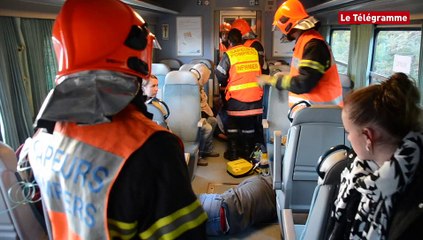 Plourivo (22). Scénario catastrophe sur les rails