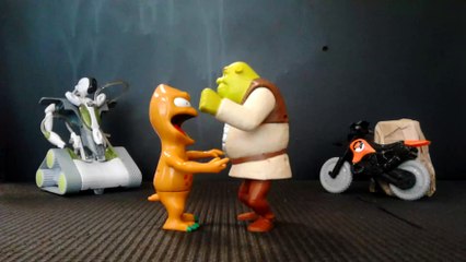 "SHREK serait-il bagareur ?" - Ecole de Nouaillé - Stop-Motion Balbu-Ciné