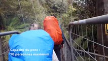 Un pont suspendu s’effondre sous les pieds de 4 randonneurs français