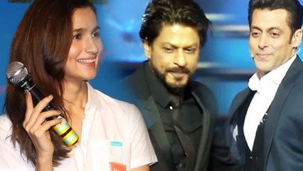 Alia Bhatt Chooses Salman Khan OVER Shahrukh Khan