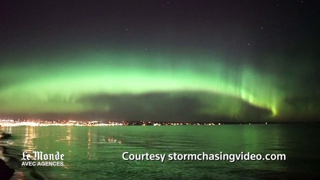 Spectaculaire aurore boréale dans le Minnesota