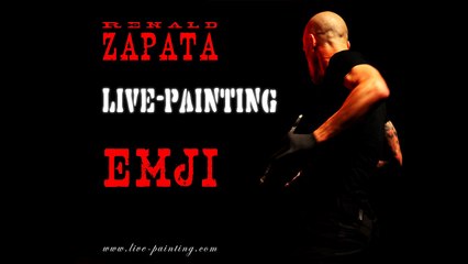 EMJI par le peintre performer ZAPATA