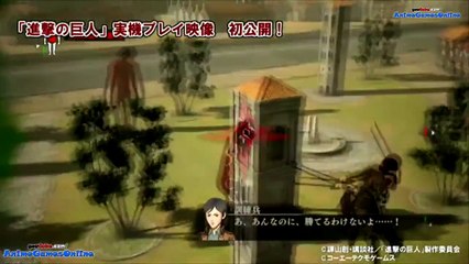 PSシリーズ新作【進撃の巨人】実機プレイ映像！