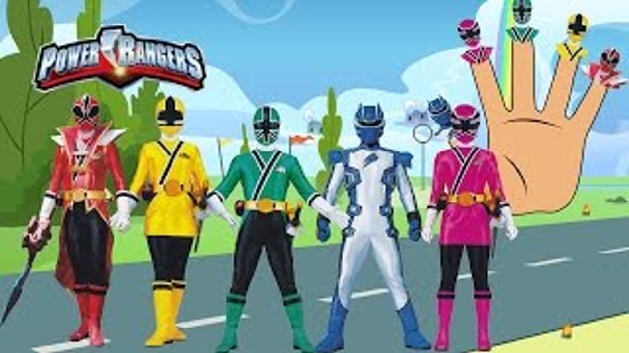 Power Rangers Cartoon Finger Family Nursery Rhyme - Dailymotion Video