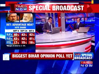 TIMES NOW CVoter Bihar Opinion Poll