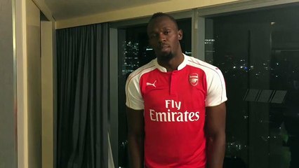 Usain Bolt iddiayı kaybetti, formayı giydi!