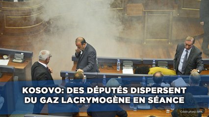 Kosovo: Des députés dispersent du gaz lacrymogène en pleine séance