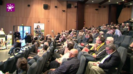 conference de laurence thiennot- herment pour le telethon 2015 à aire sur la lys