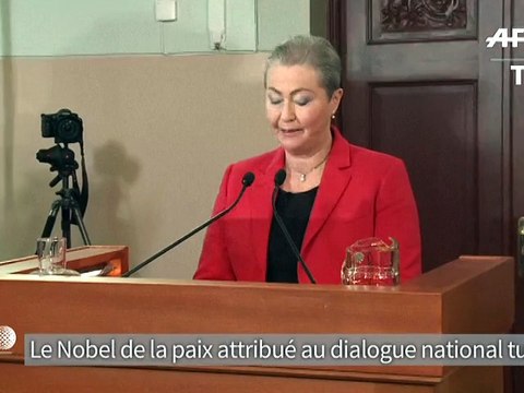 Le Nobel de la paix soutient le seul espoir du printemps arabe en Tunisie