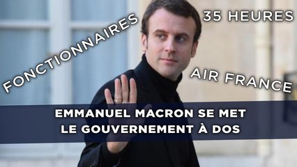 Macron se met à dos le gouvernement depuis la rentrée