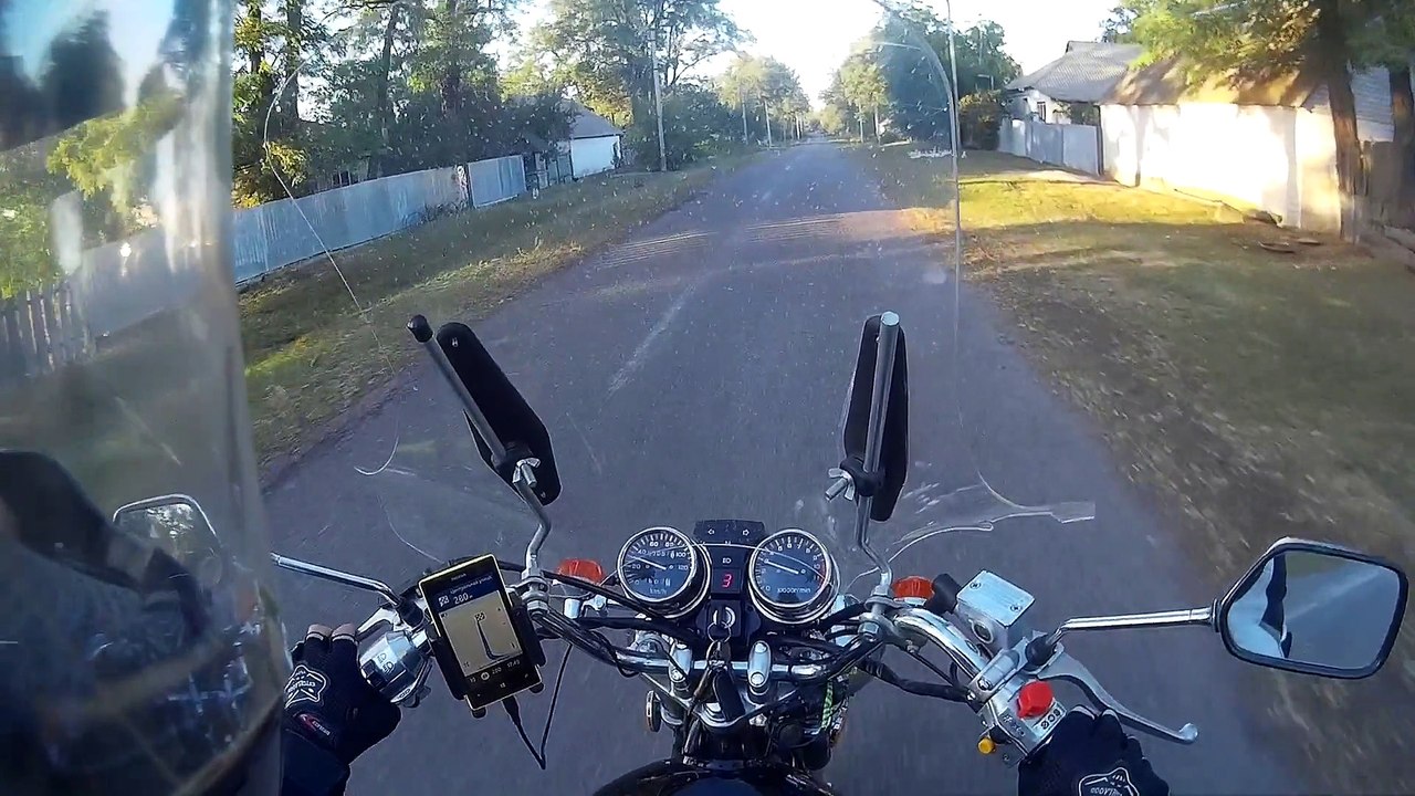 [покатушки] Дорога, закат и грязный ветровик...