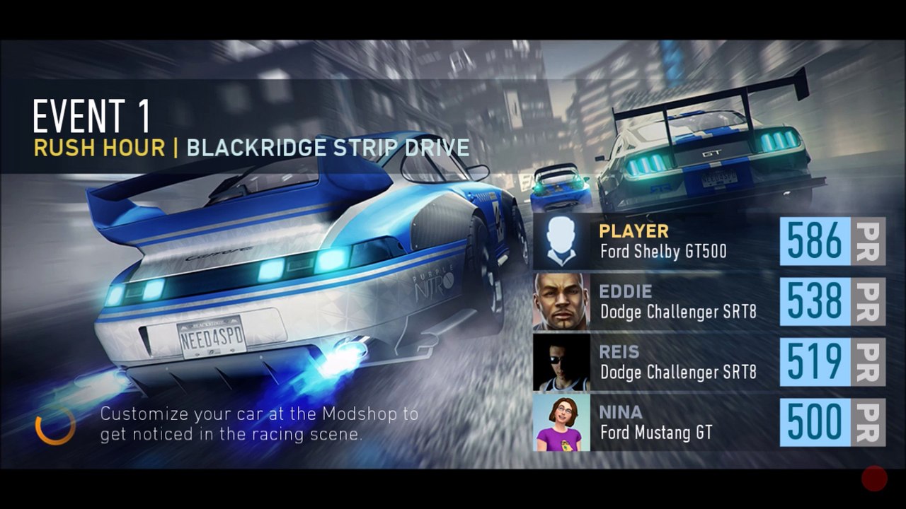 Need For Speed No Limits : Snoop Dogg Race Event Gameplay