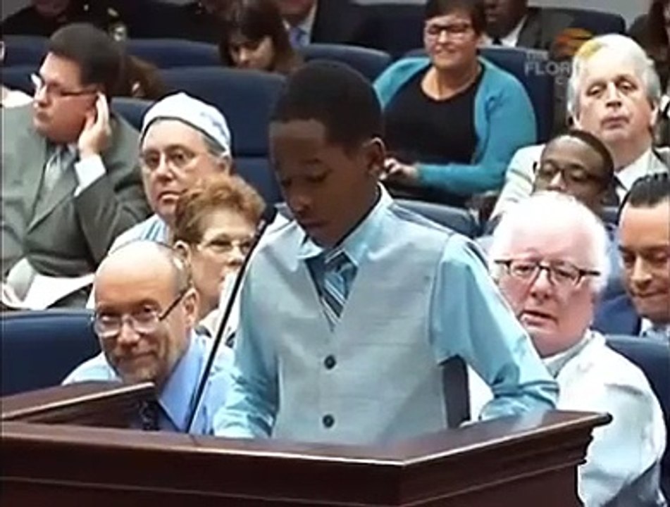 10 Yr Old Nathaniel Gill testifies against Indiana Style Adoption Bill