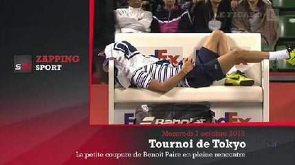 Zap'Sport : La petite sieste de Benoît Paire en plein match
